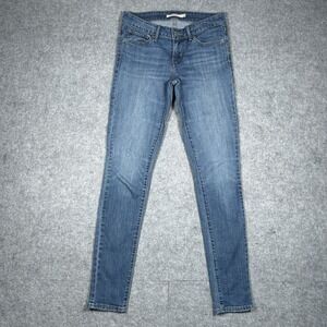 Levis 711 Skinny Denim Jeans Women's Size 25x32(26x29) Blue Light Wash slim